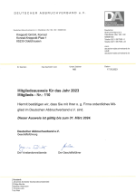 Mitgliedsausweis Deutscher Abbruchverband 2023